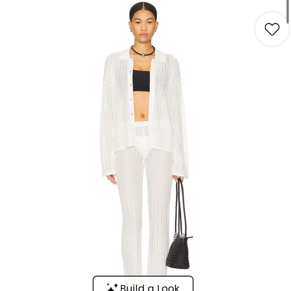 Lovers and Friends REVOLVE Rhoda Knit Pant in‎ Cream